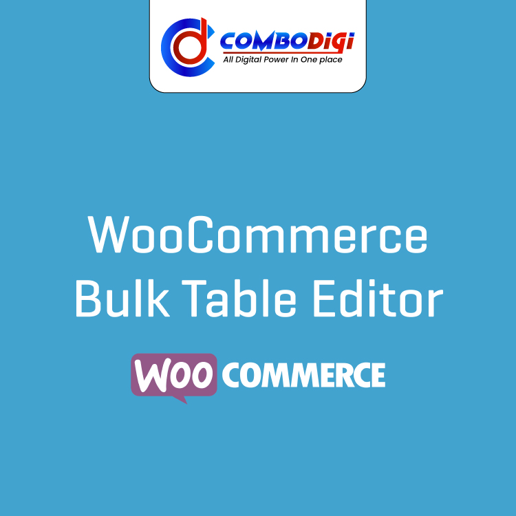 WooCommerce Bulk Table Editor
