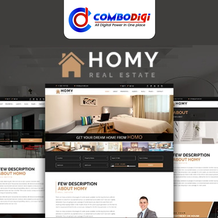 Homy – Real Estate WordPress Theme