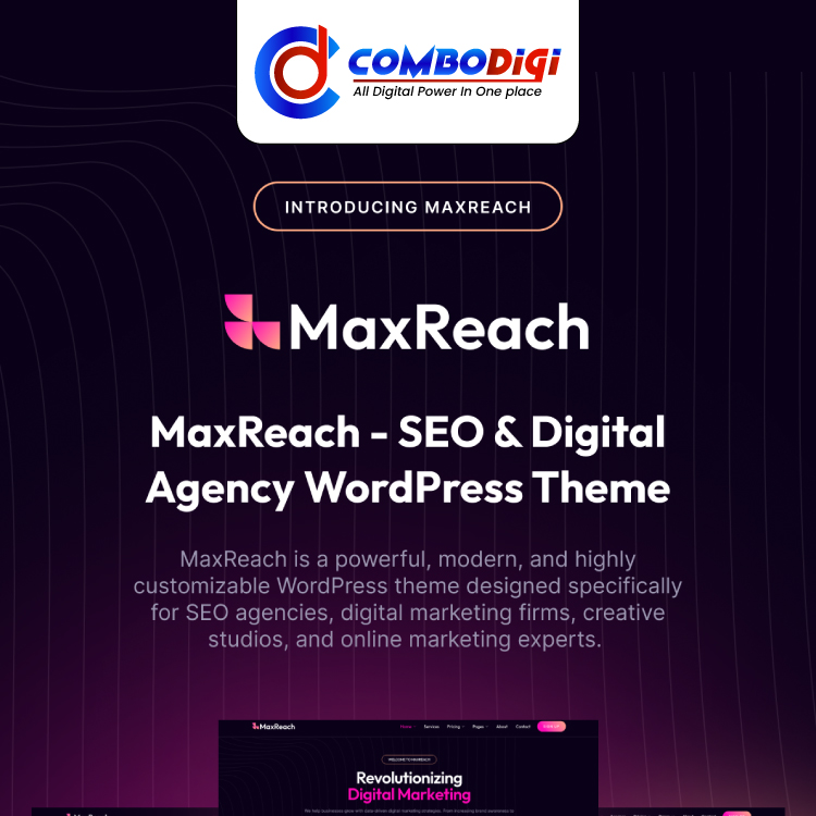 MaxReach – SEO & Digital Agency WordPress Theme