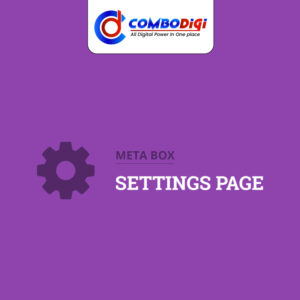 Meta Box – Settings Page
