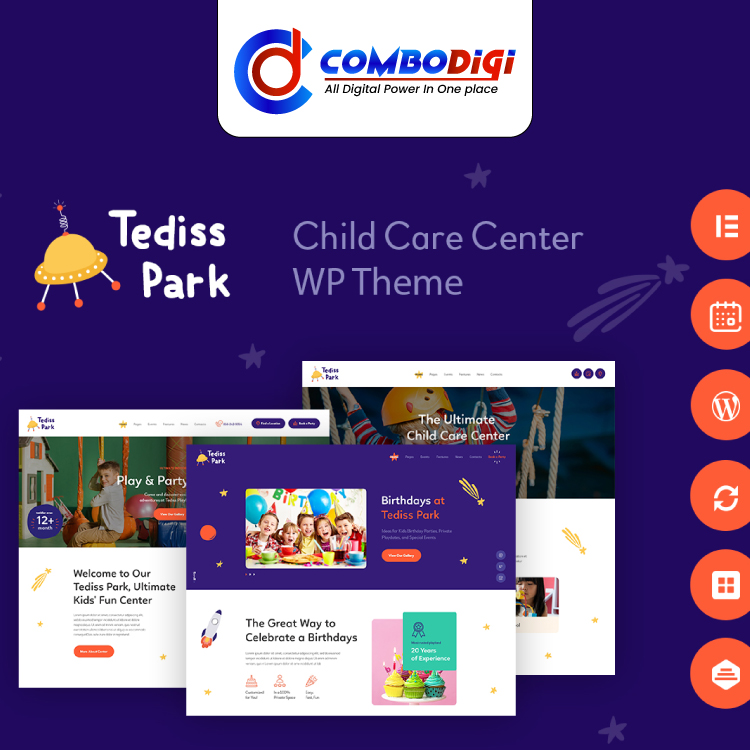 Tediss Park Child Care Website Theme